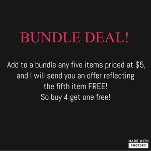 $5 Bundle deal